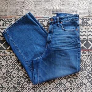 Madewell Curvy Slim Wide-Leg Crop Jeans
